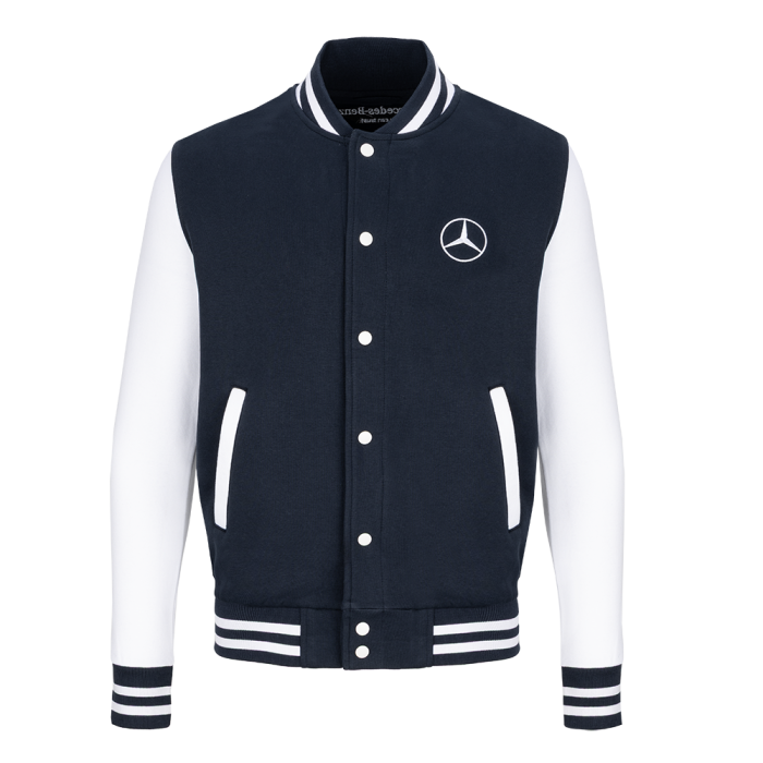 Navy Blue College Jacket