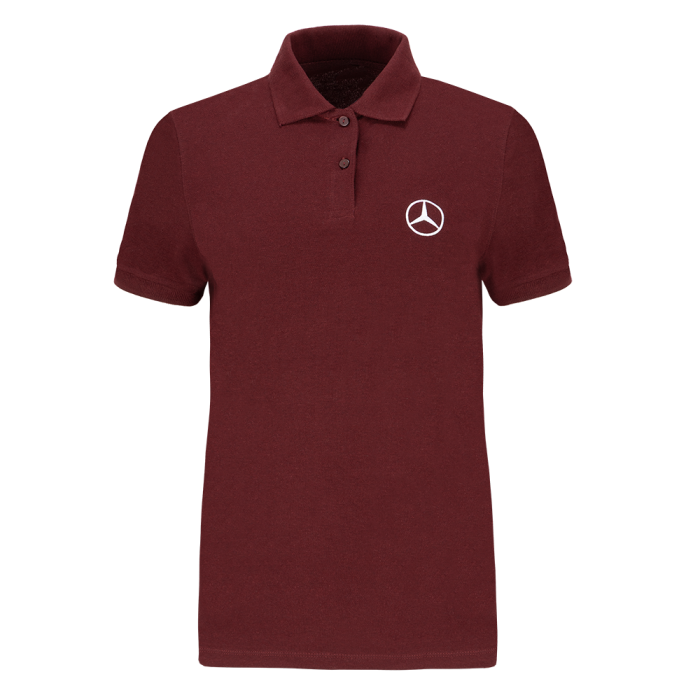 Ladies' Burgundy Polo Shirt
