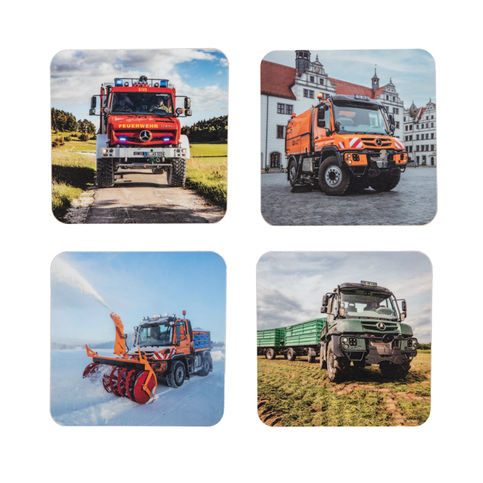 Unimog Coasters (Pack of 4)