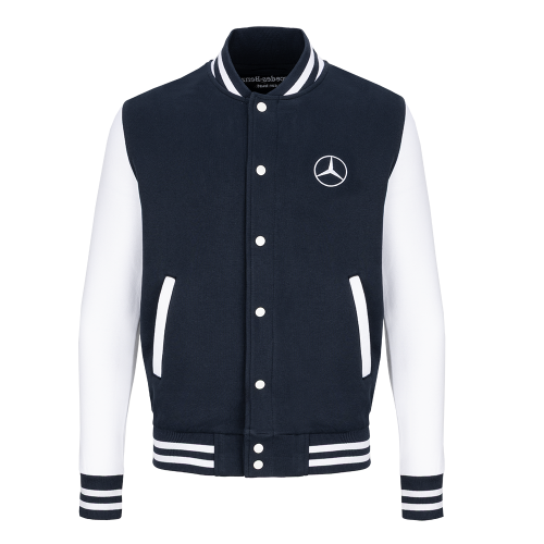 Navy Blue College Jacket