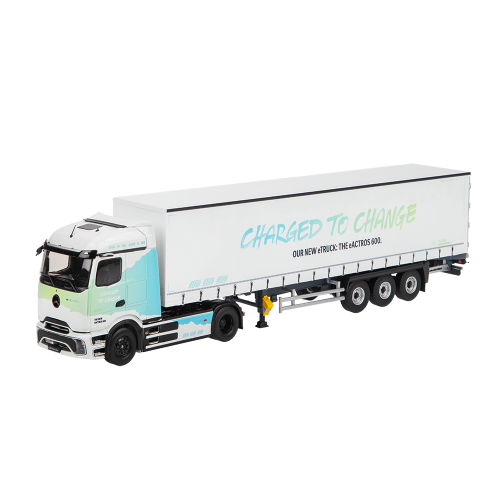 Eligor eActros 600 With Trailer Charged to Change 1:43