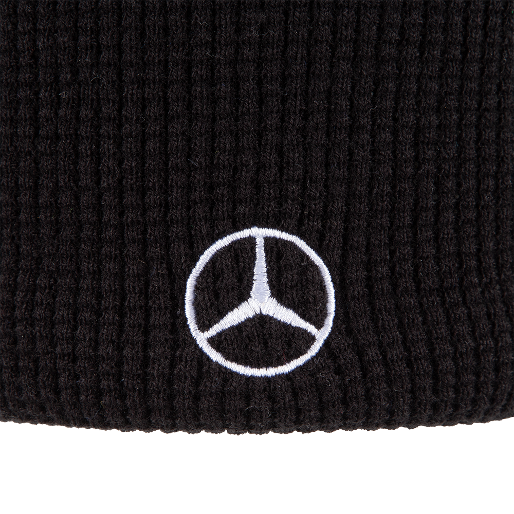 Black Fleeced Beanie