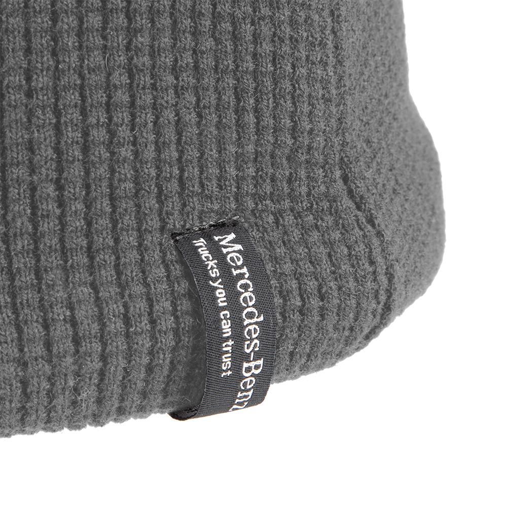 Grey Fleeced Beanie