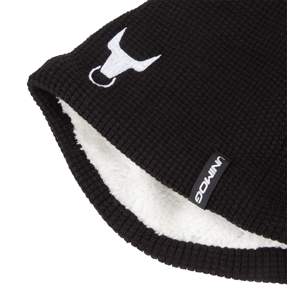 Unimog Black Fleeced Beanie