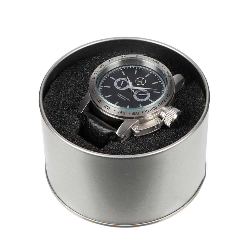 Black Steel Case Watch