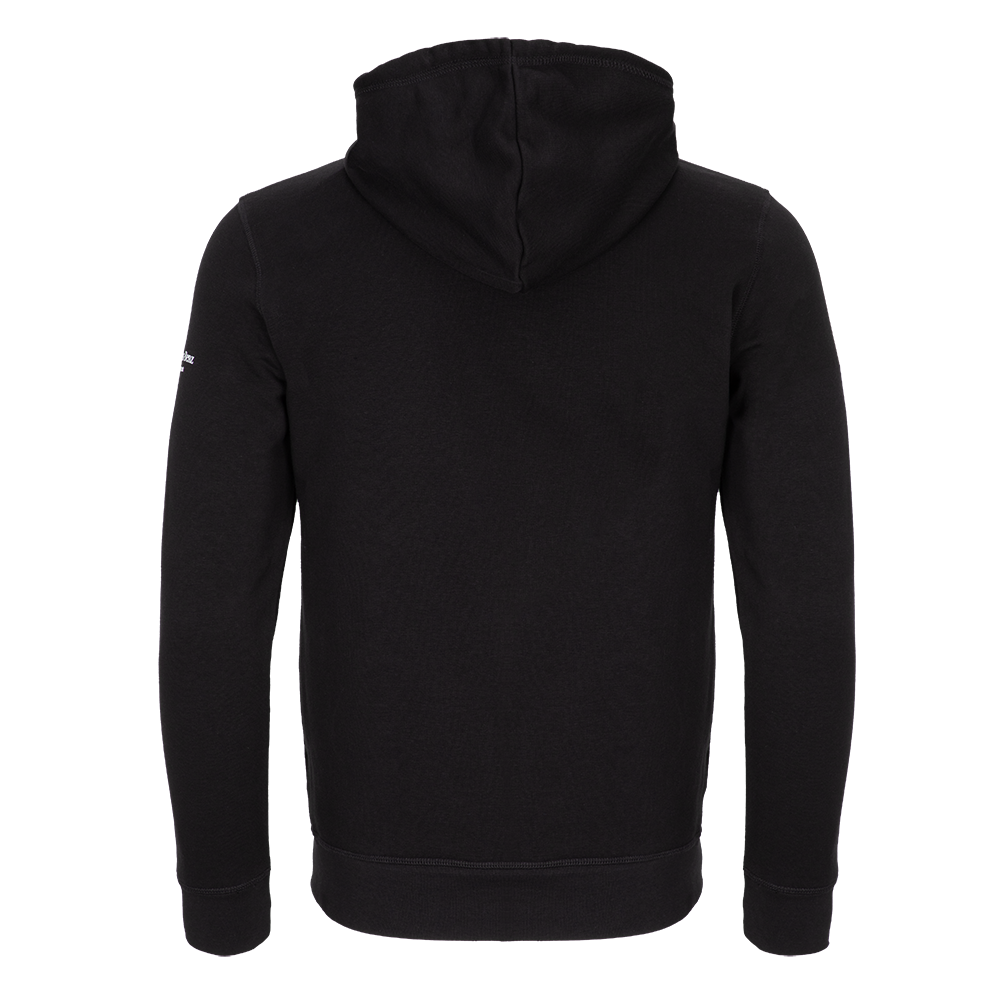 Black Zipped Hoodie