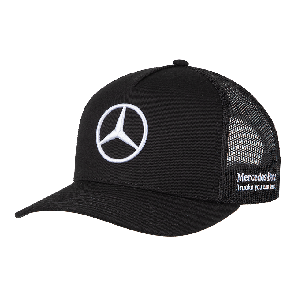 Black Trucker Cap