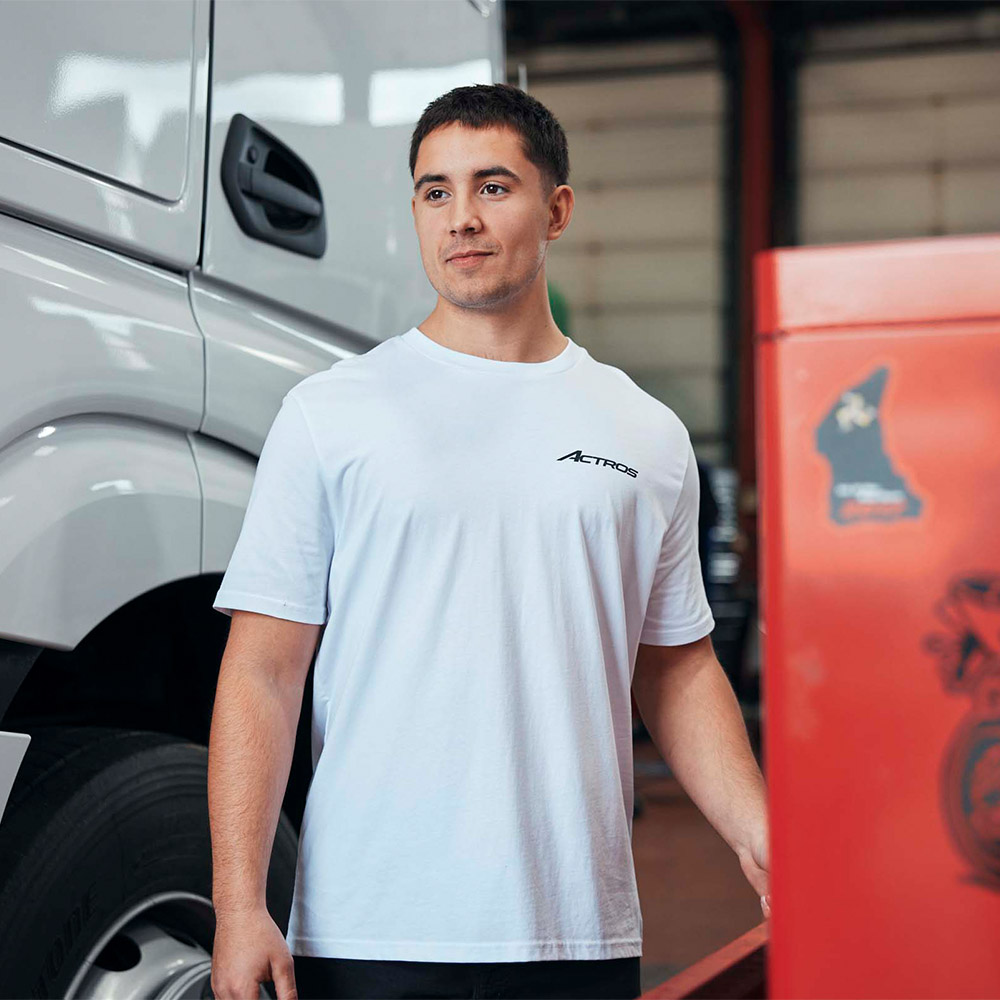 Actros Unisex T-Shirt White