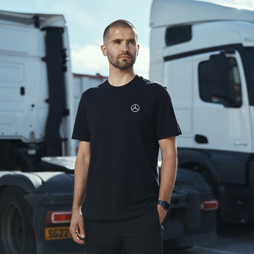 Black Truck Outline T-Shirt