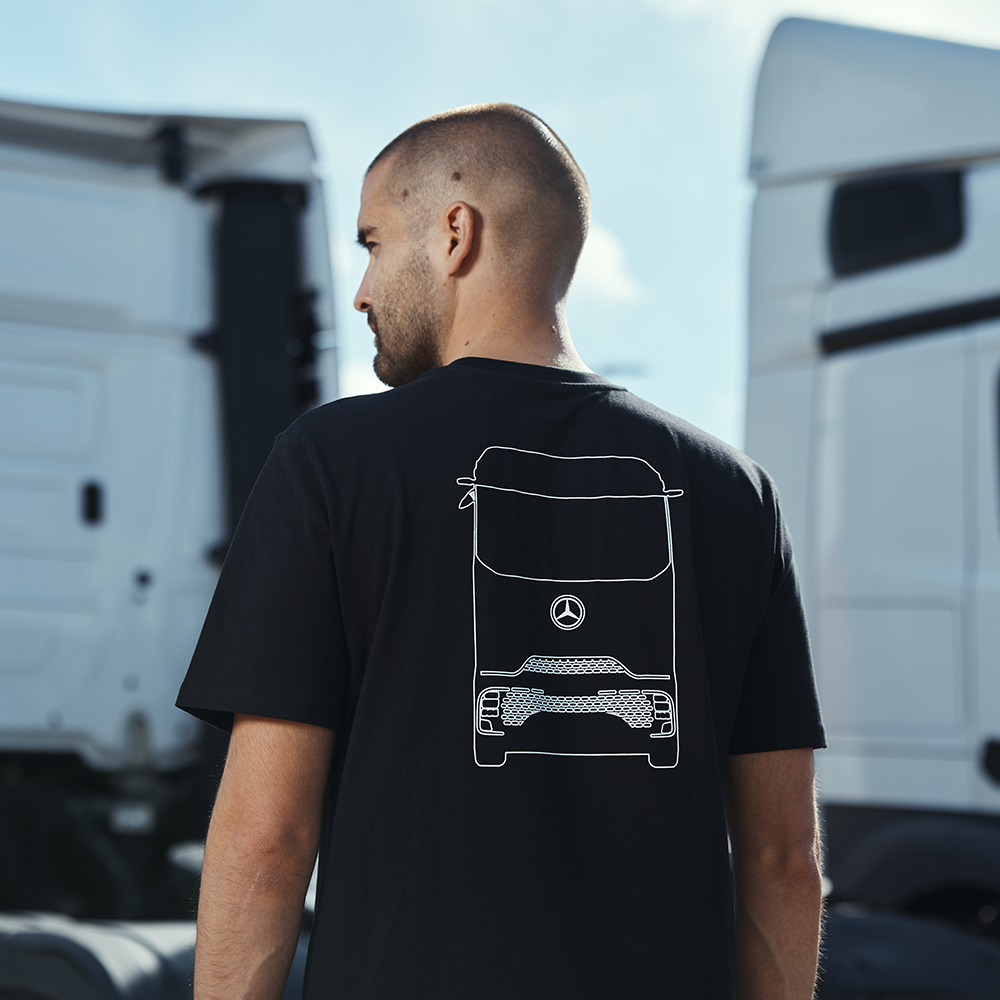 Black Truck Outline T-Shirt