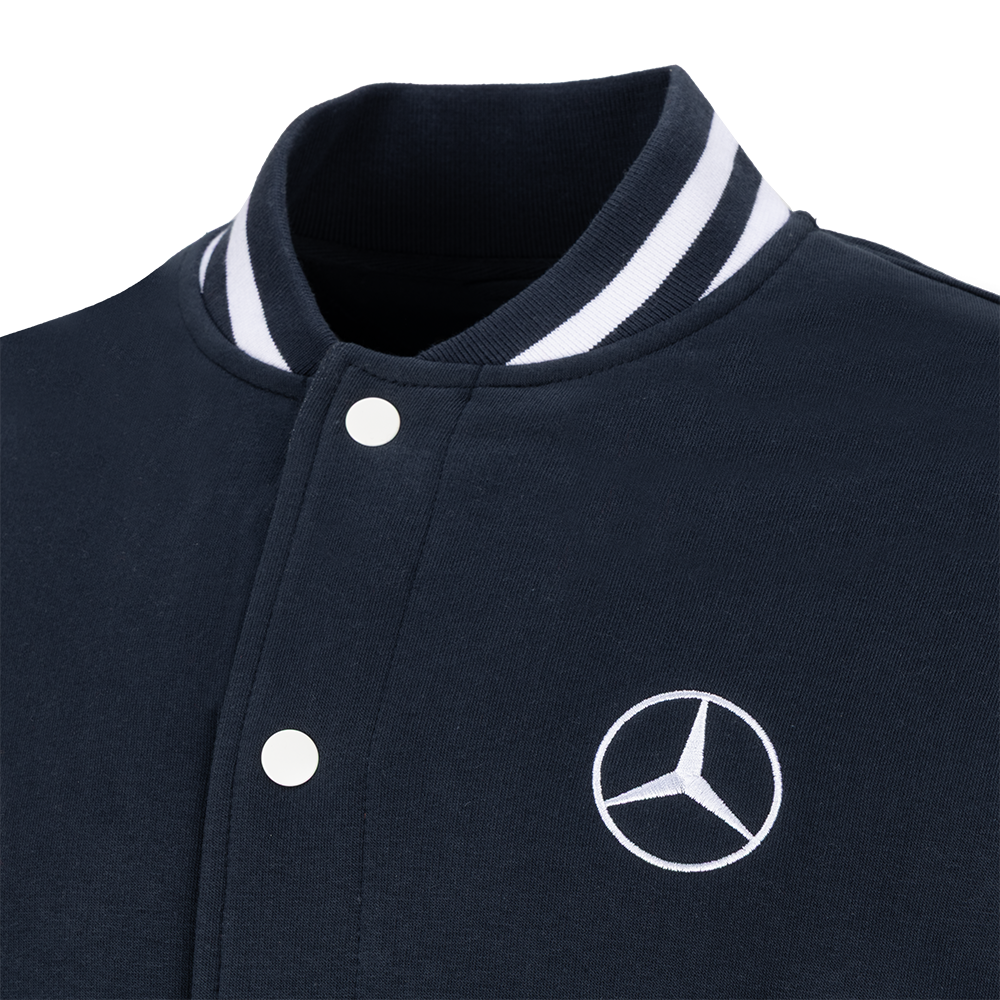 Navy Blue College Jacket