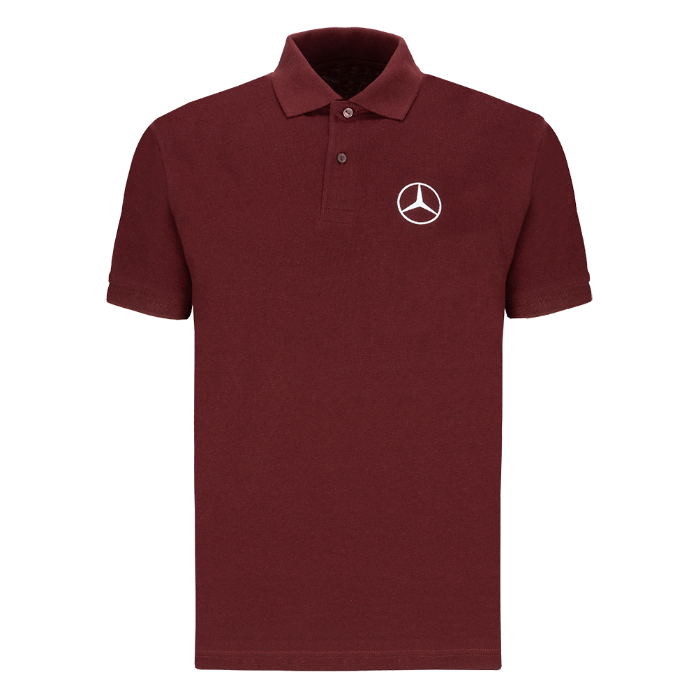 Men's Burgundy Polo Shirt
