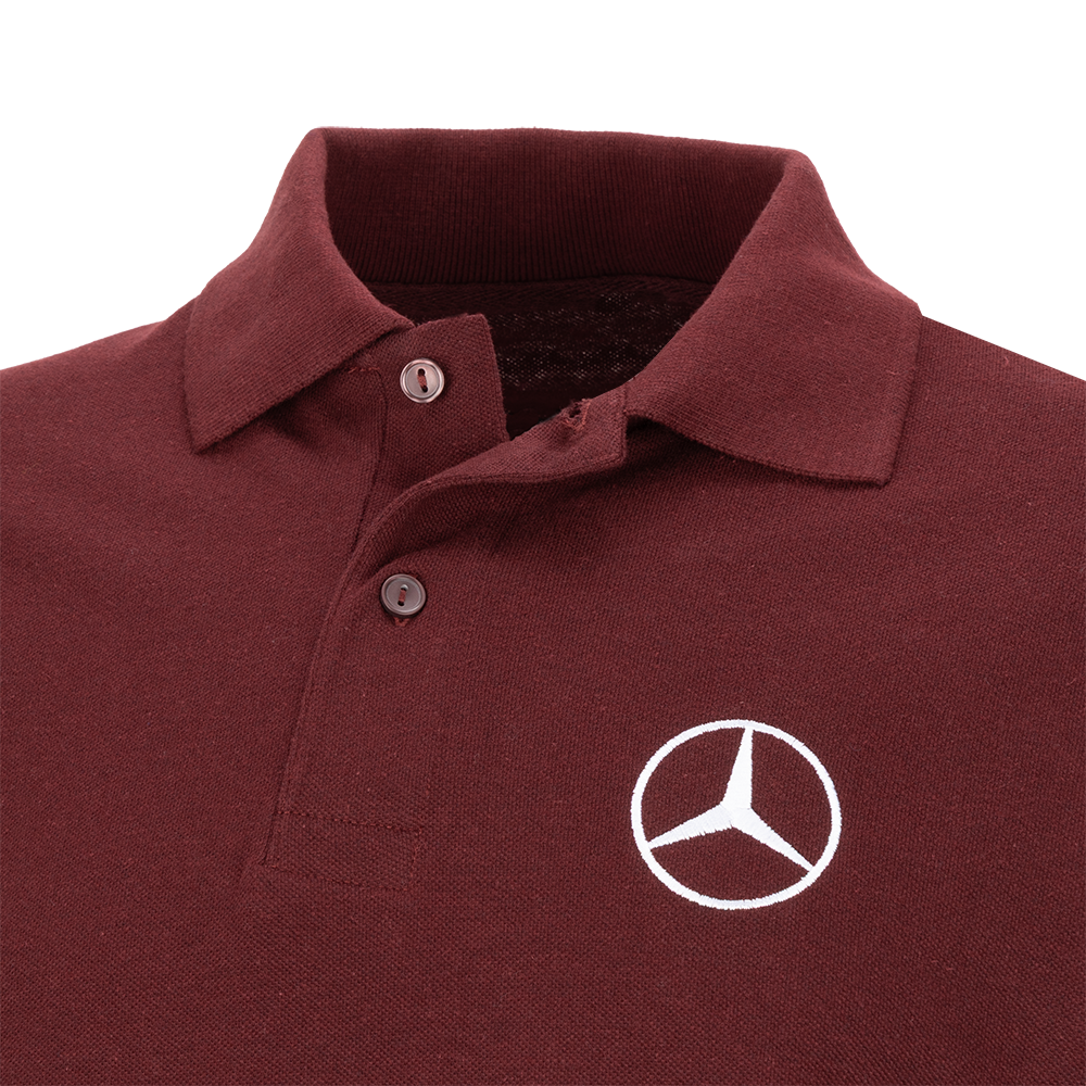 Men's Burgundy Polo Shirt