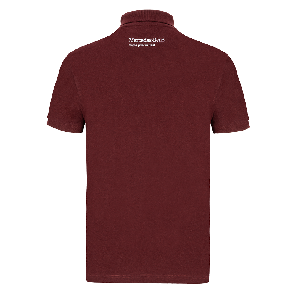 Men's Burgundy Polo Shirt