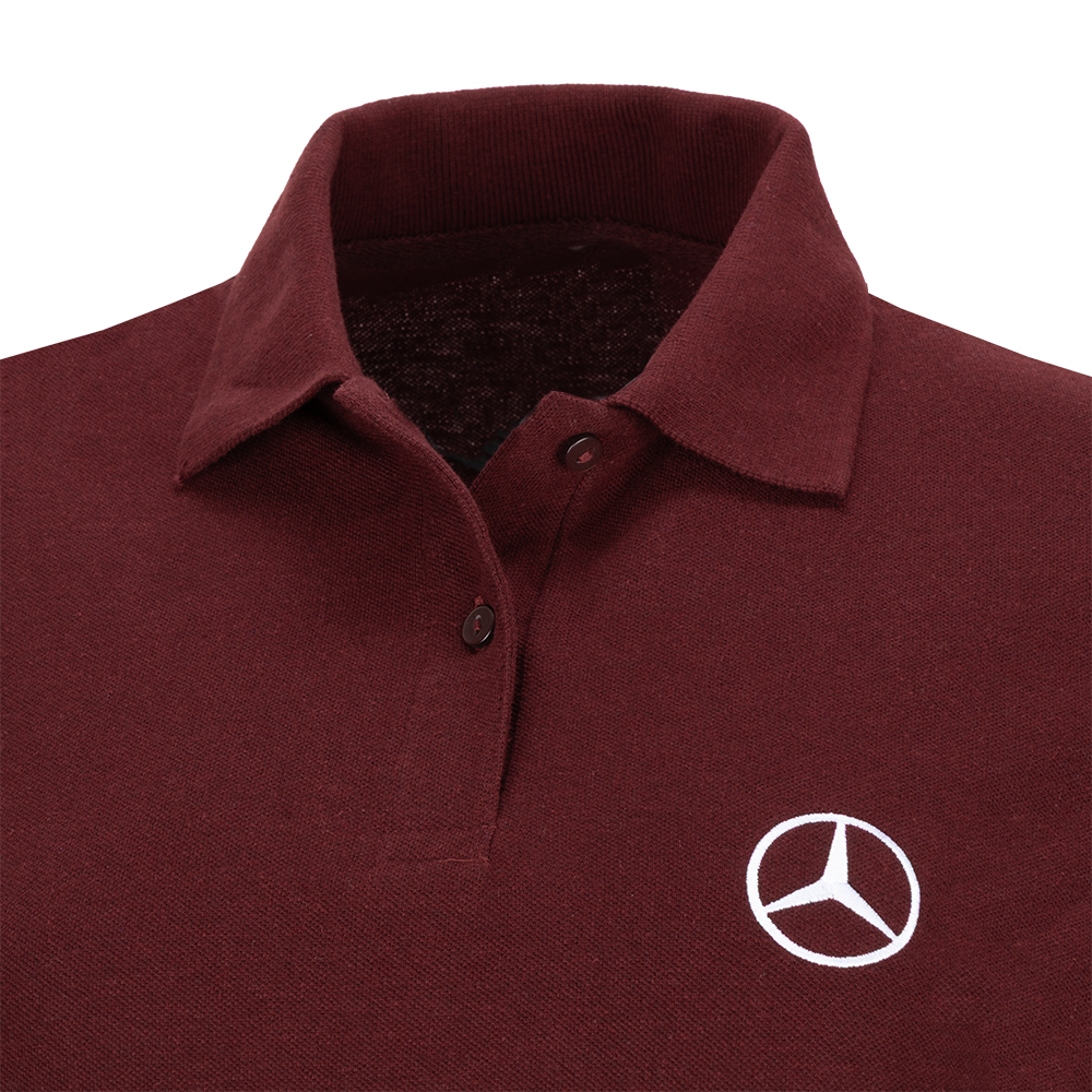 Ladies' Burgundy Polo Shirt