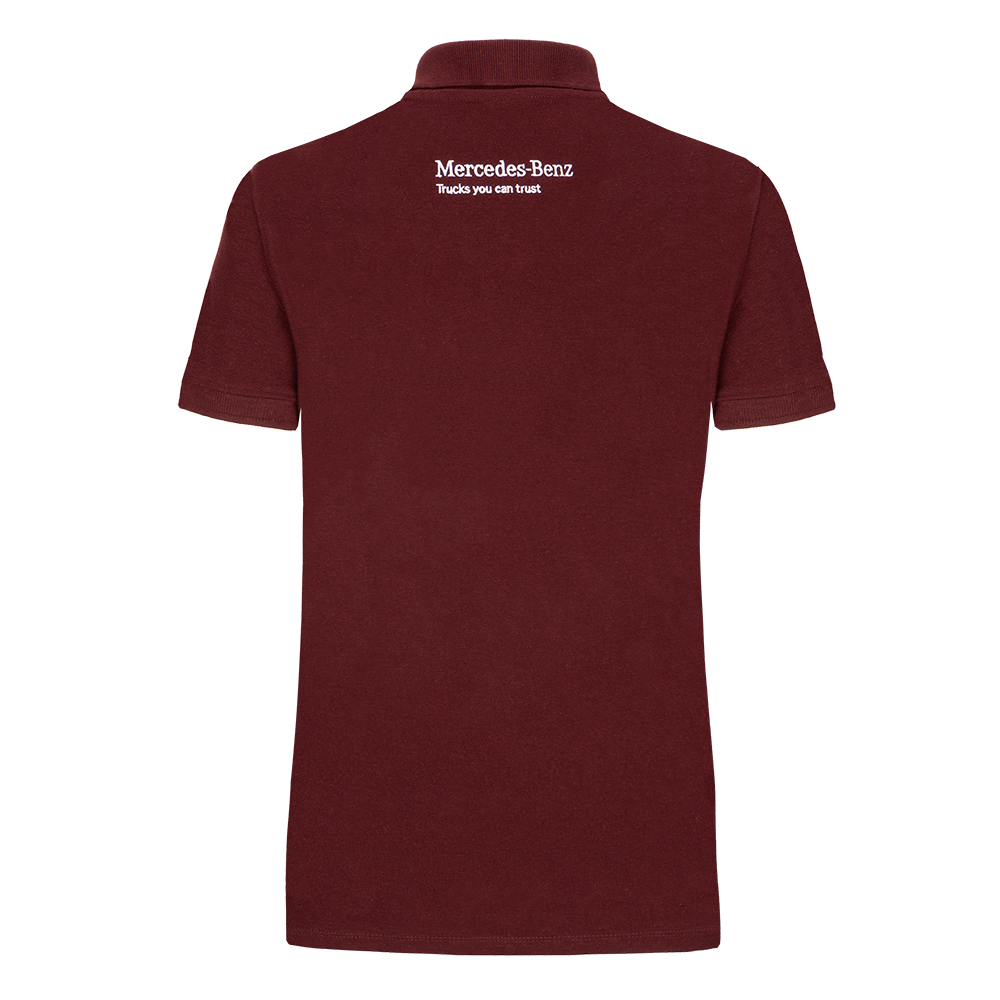 Ladies' Burgundy Polo Shirt