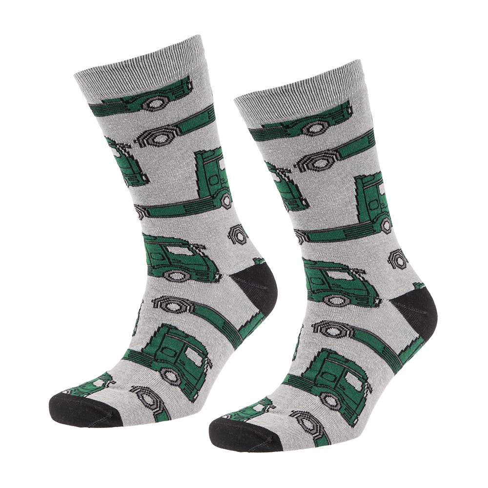 Truck Pattern Socks (Pk 3)