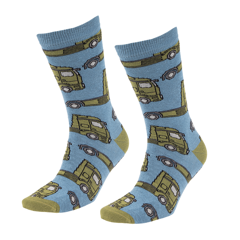 Truck Pattern Socks (Pk 3)