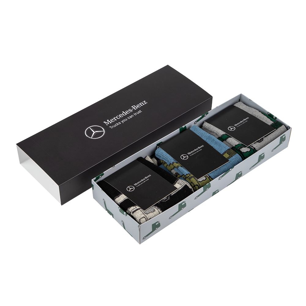 Truck Pattern Socks (Pk 3)