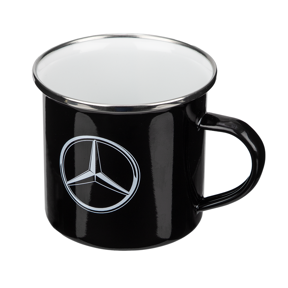 Mercedes-Benz Trucks Enamel Mug