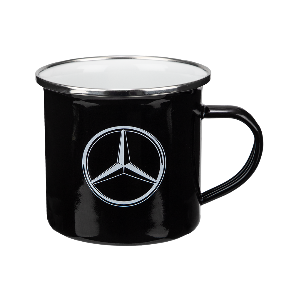 Mercedes-Benz Trucks Enamel Mug