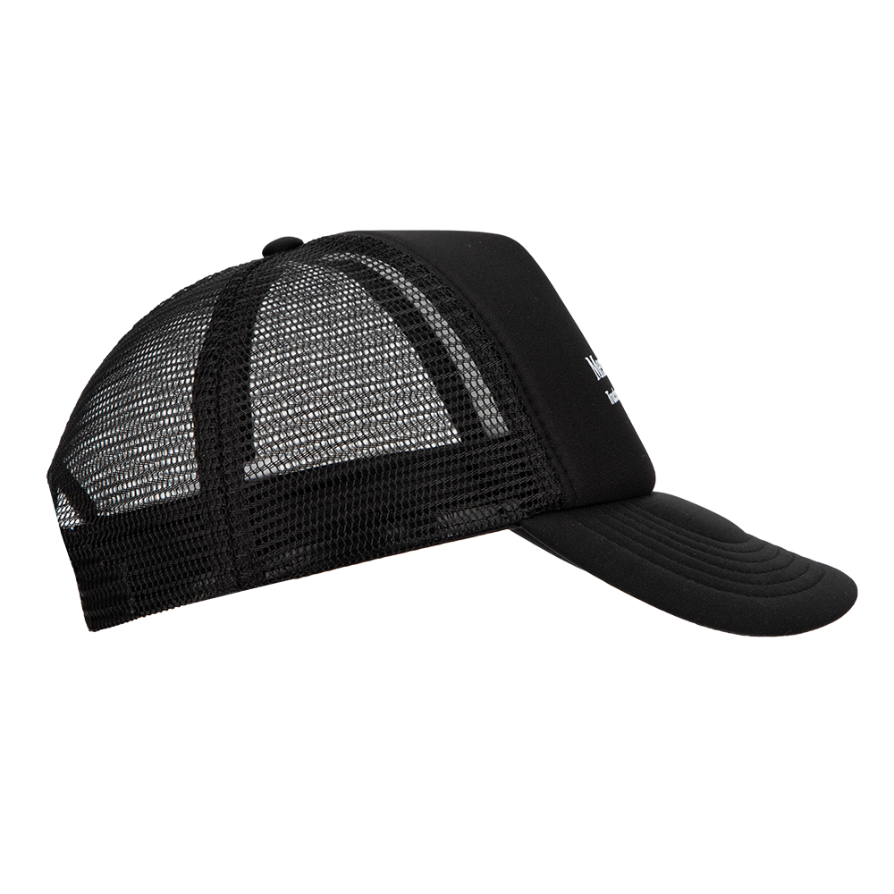 Black Trucker Cap Promo