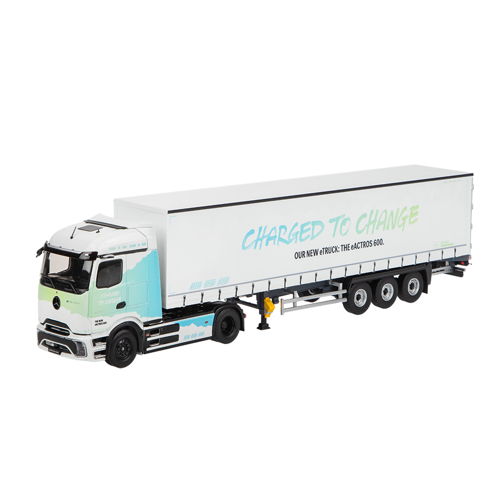 Eligor eActros 600 With Trailer Charged to Change 1:43