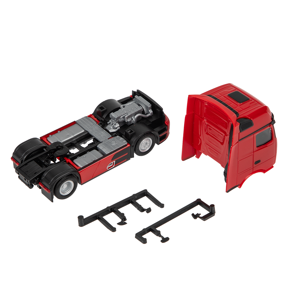 Herpa Actros L ProCabin Giga Red 1:87