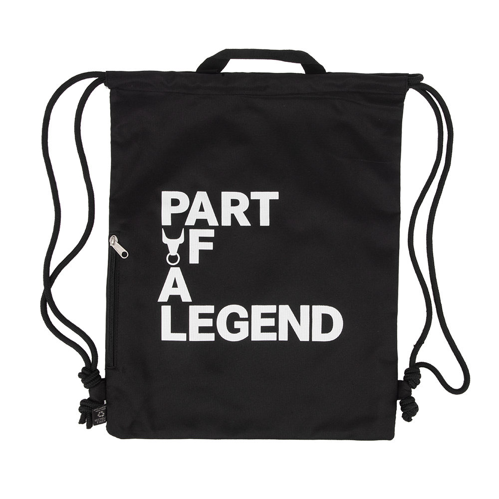 Part of a Legend Drawstring Bag