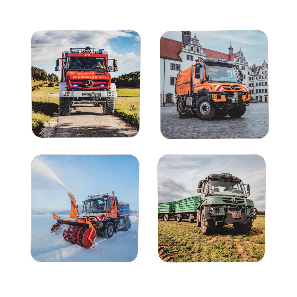 Unimog Coasters (Pack of 4)
