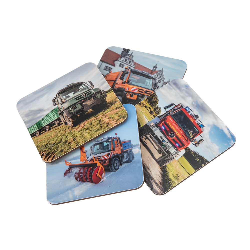 Unimog Coasters (Pack of 4)